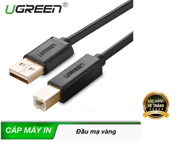 Hình ảnh sản phẩn cáp USB máy in 15m Ugreen có chíp khuếch đại 